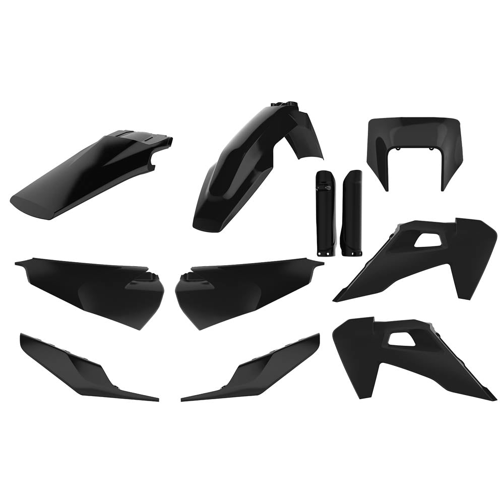 Polisport Plastic Kit HUSQVARNA TE150-300, FE250-501 20-23 Black