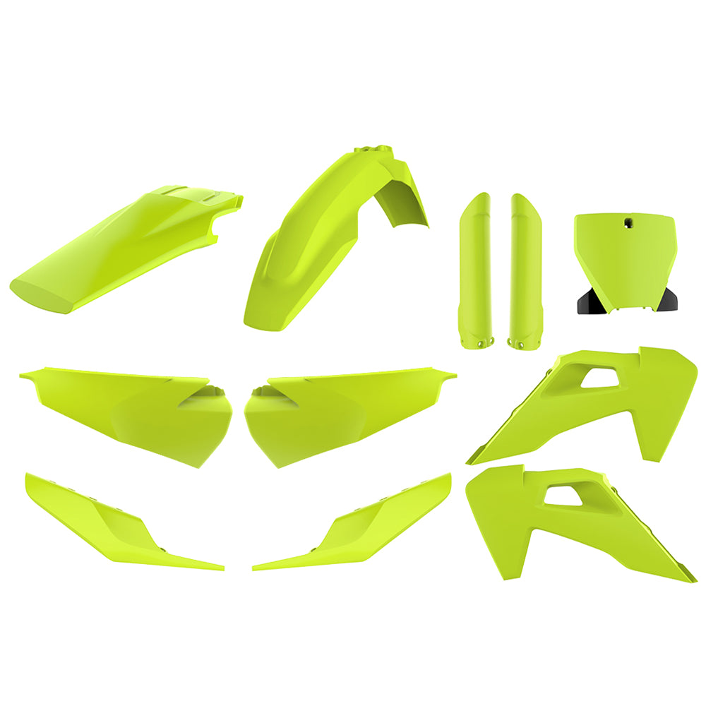 Polisport Plastic Kit HUSQVARNA TC/FC/TX/FX 19-22 Fluo Yellow