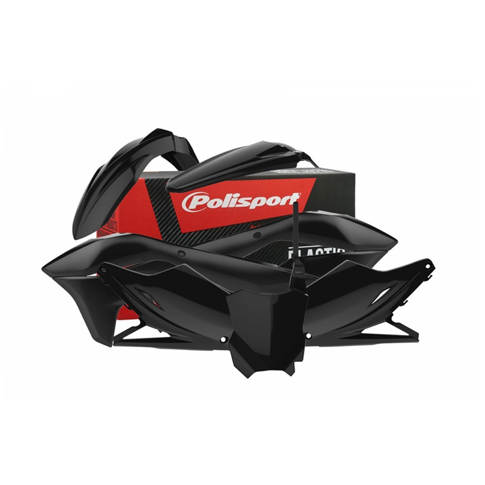 Polisport Plastic Kit KAWASAKI KX450F 16-18 Black