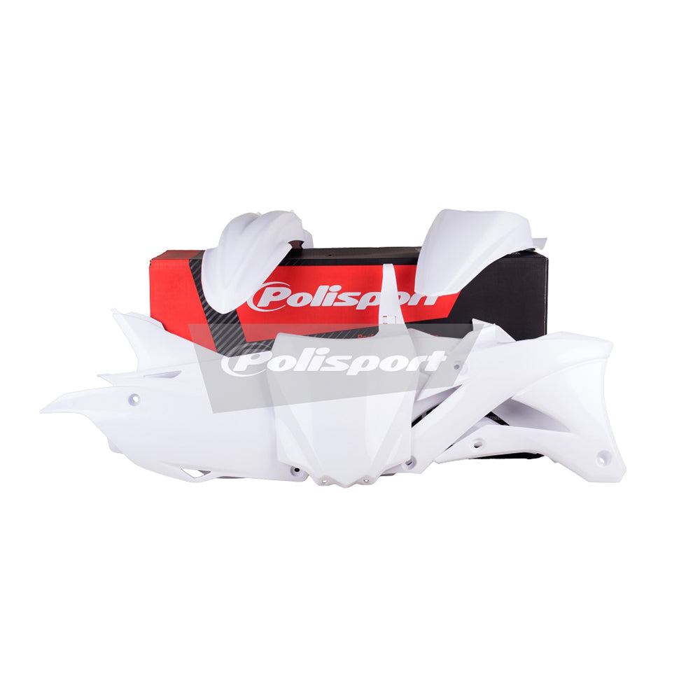 Polisport Plastic Kit KAWASAKI KX85-112 14-23 White