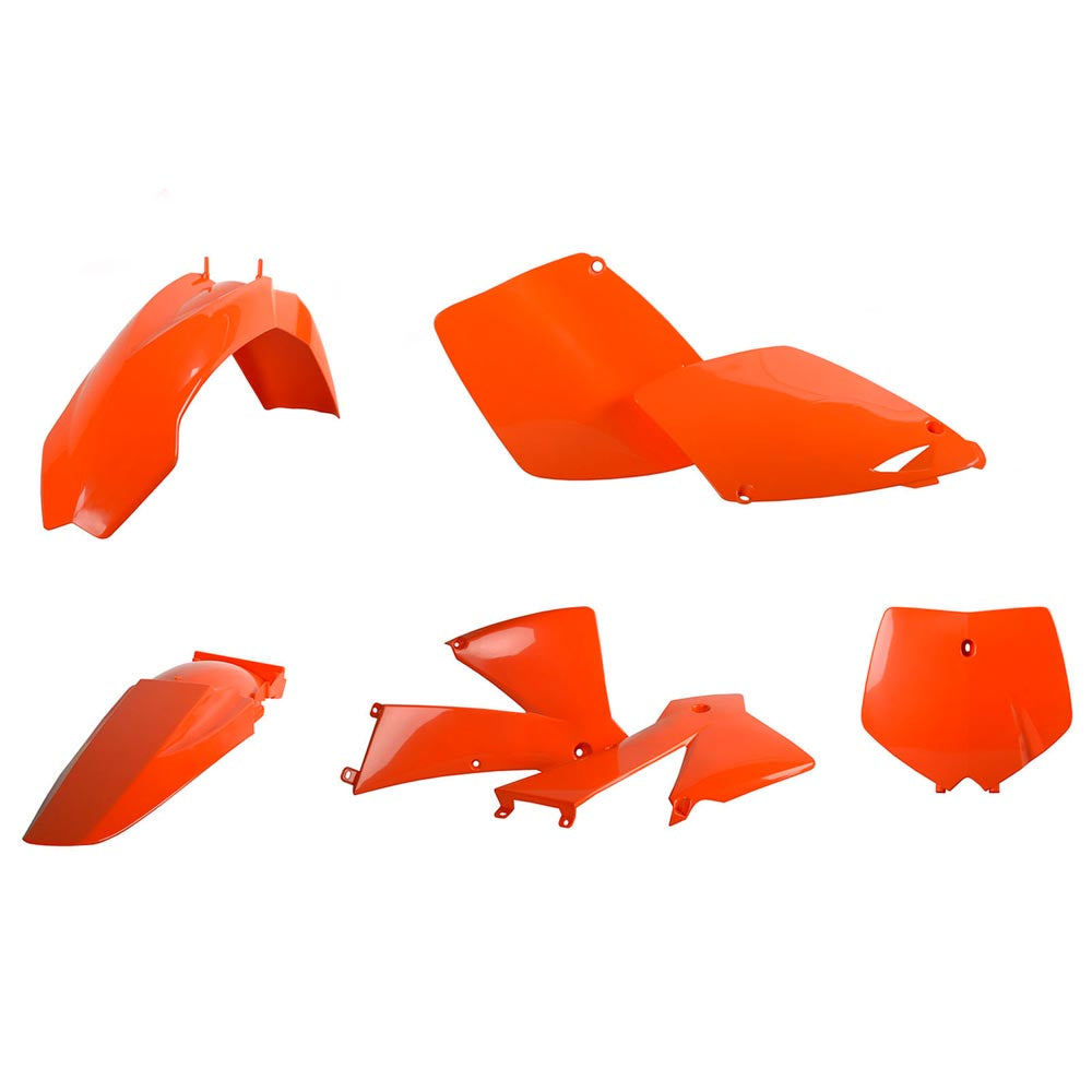 Polisport Plastic Kit KTM SX 01-02, EXC 2003 Orange