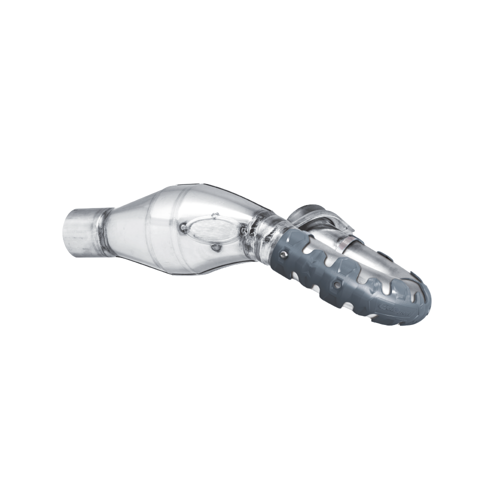 Polisport Armadillo 4 Stroke Header Pipe Guard Long Nardo Grey