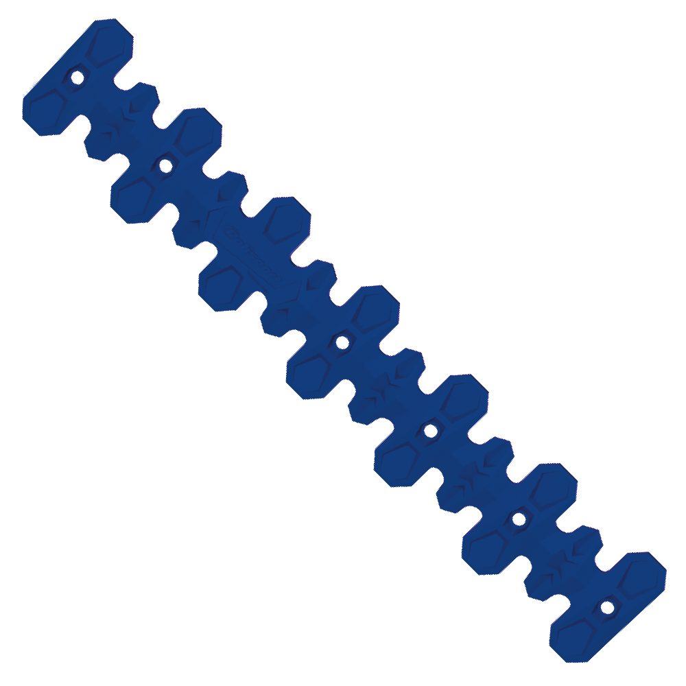 Polisport Armadillo 4 Stroke Header Pipe Guard Long Blue
