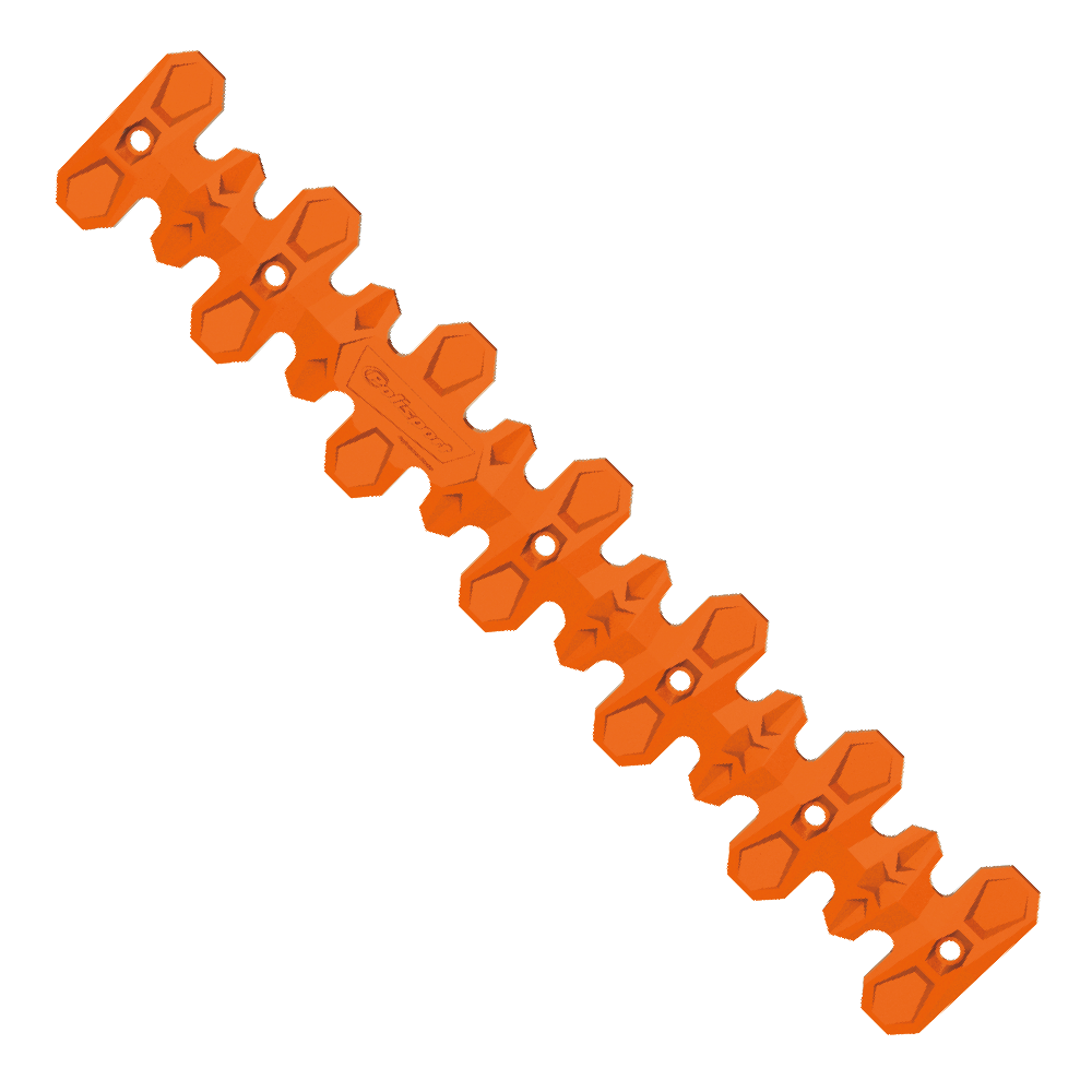 Polisport Armadillo 4 Stroke Header Pipe Guard Long Orange