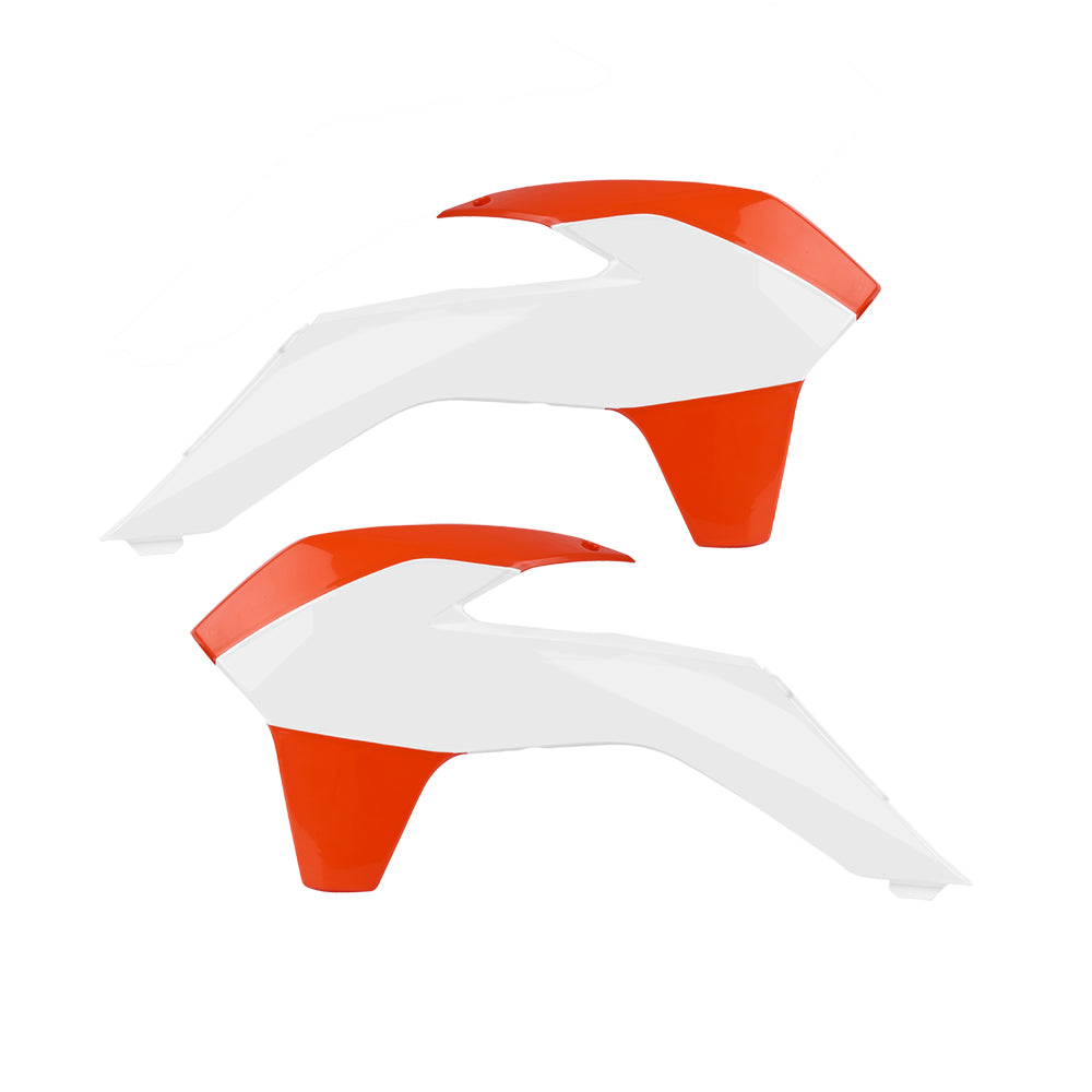 Polisport Rad Scoops KTM SX/SXF 13-15, SX250 2016, EXC/EXC-F 14-16, XC/XC-F 2016 White/Orange