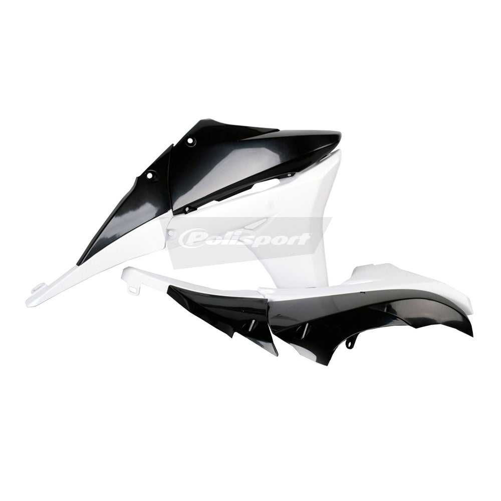 Polisport Rad Scoops With Tank Cover YAMAHA YZ450F 10-13 White/Black