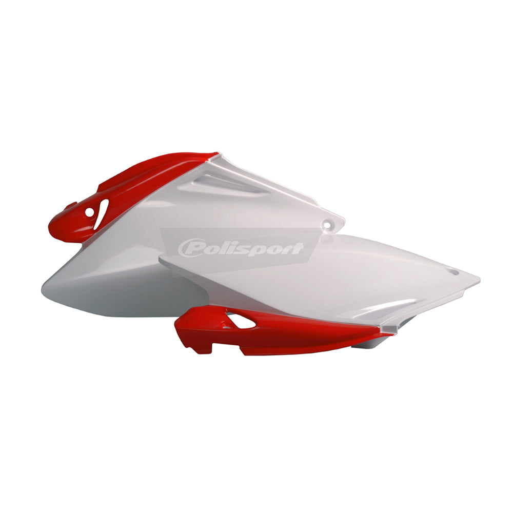 Polisport Side Panels HONDA CRF250R 06-09 White/Red