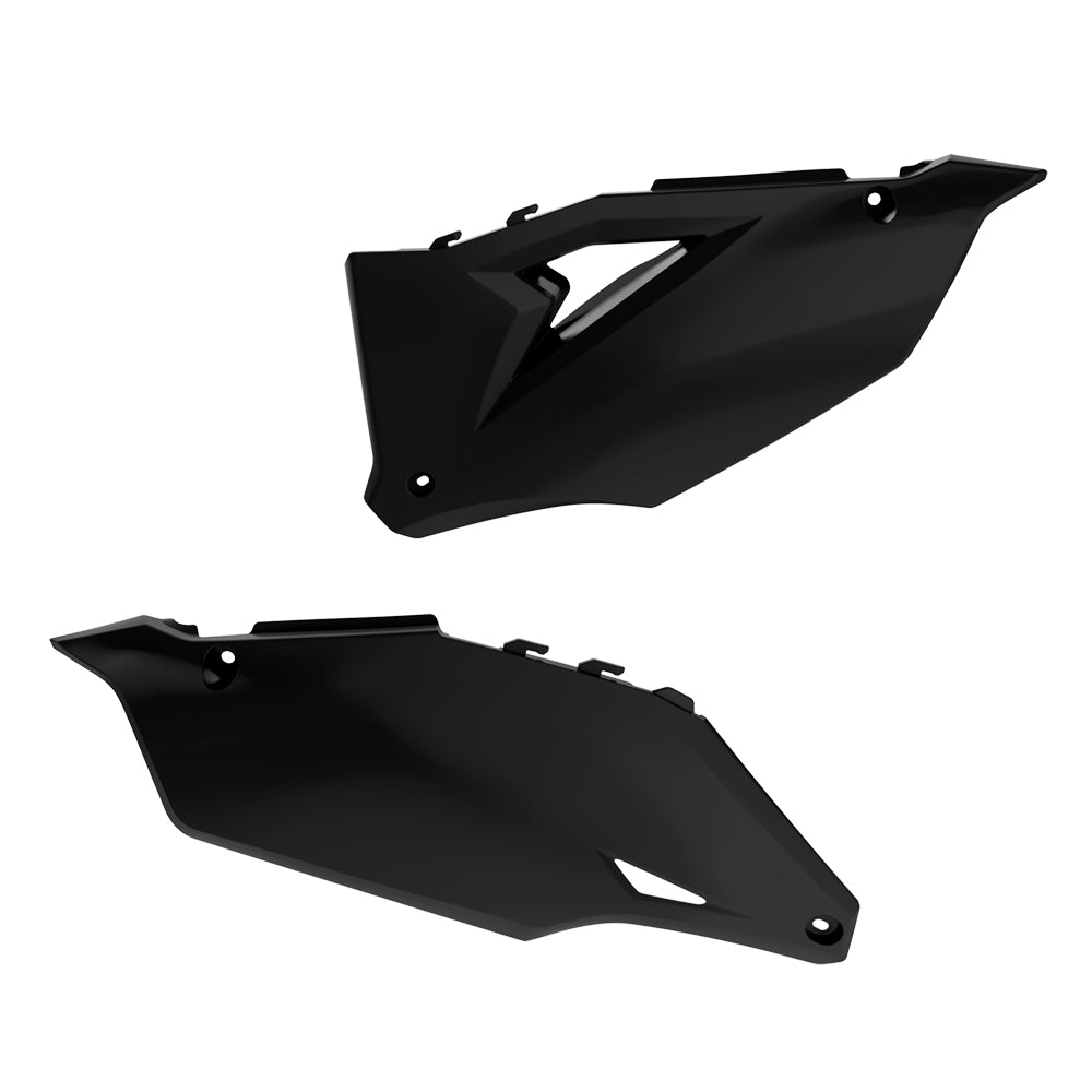 Polisport Side Panels KAWASAKI KX250F 21-23, KX450F 19-23 Black