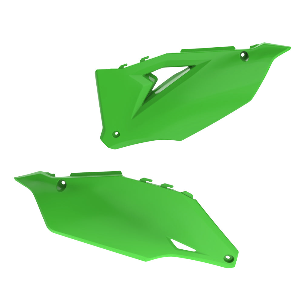 Polisport Side Panels KAWASAKI KX250F 21-23, KX450F 19-23 Green