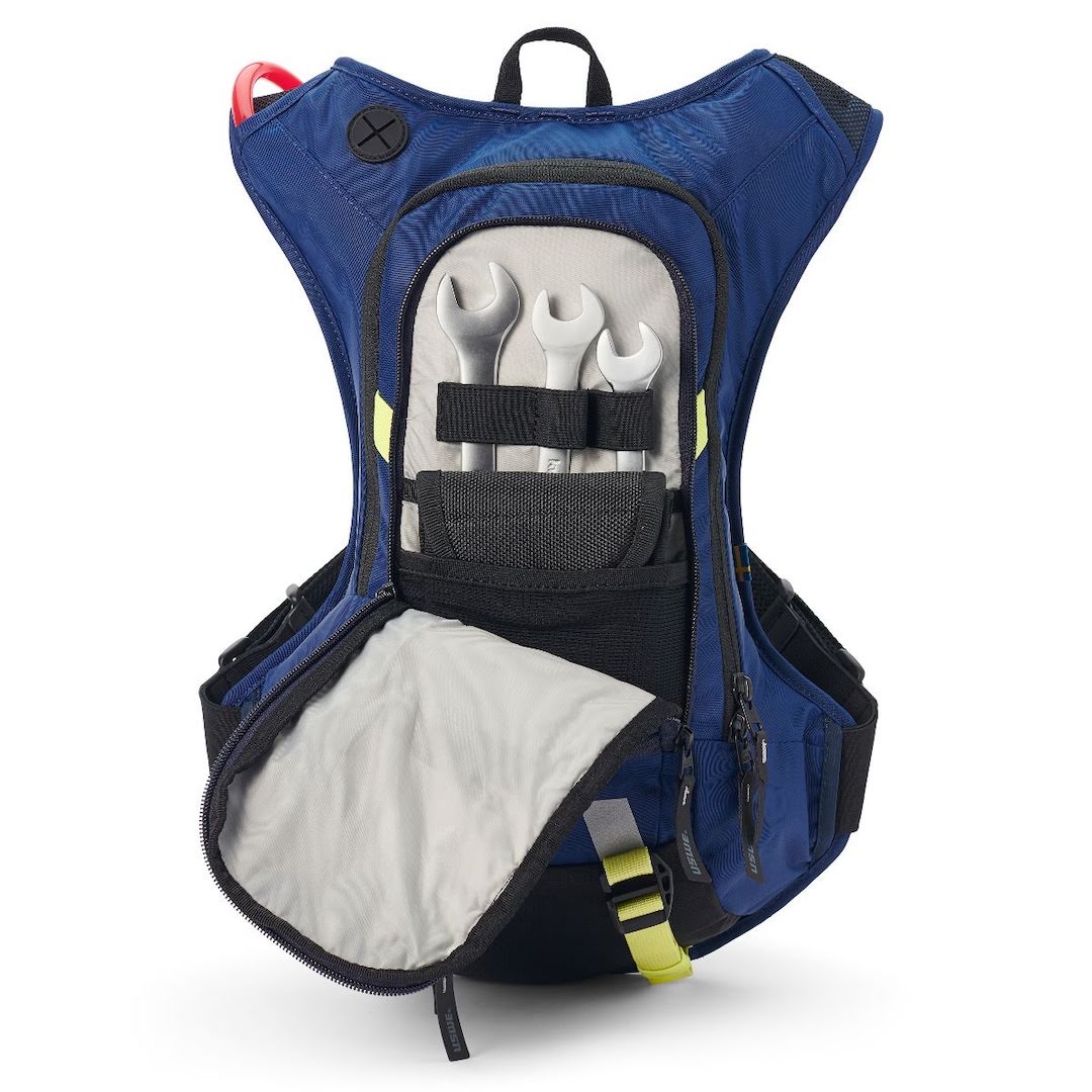 USWE RAW 8 Hydration Backpack Factory Blue – With 3 Litre Bladder