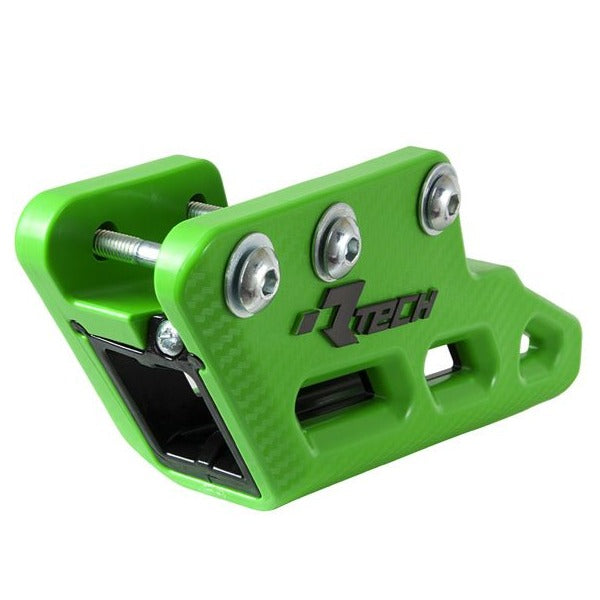 Rtech R2.0 Worx Chain Guide Kawasaki KXF250/450 09-22 Green/Black