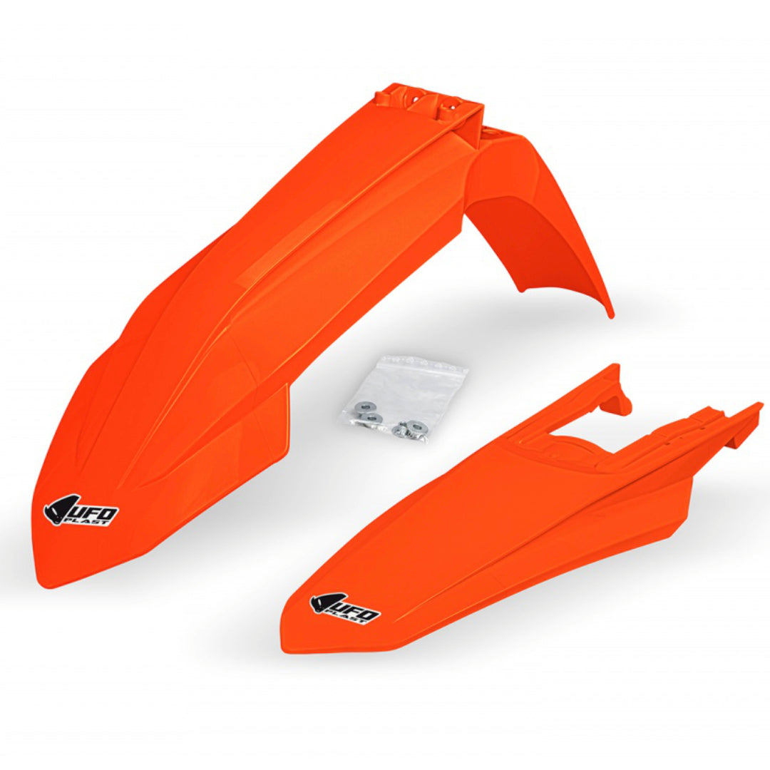 UFO Fender Kit Front & Back Neon Orange KTM SX125 - SXF450 2023