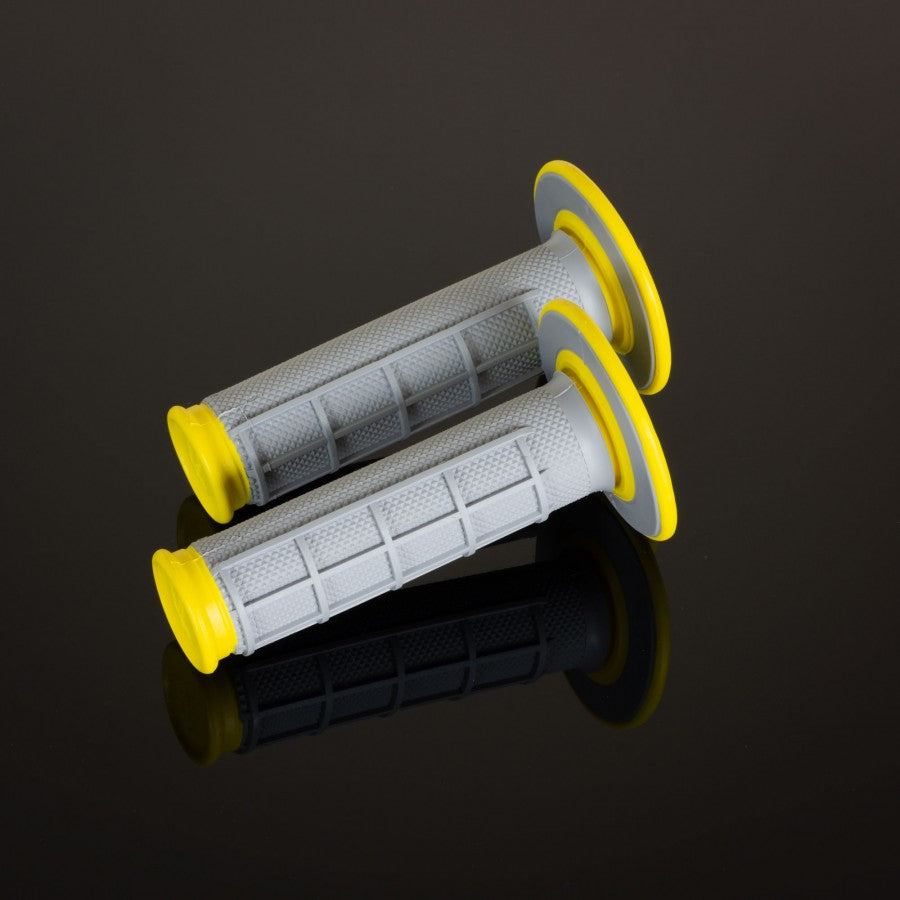 Renthal Grips MX Dual Compound Half Waffle Yellow