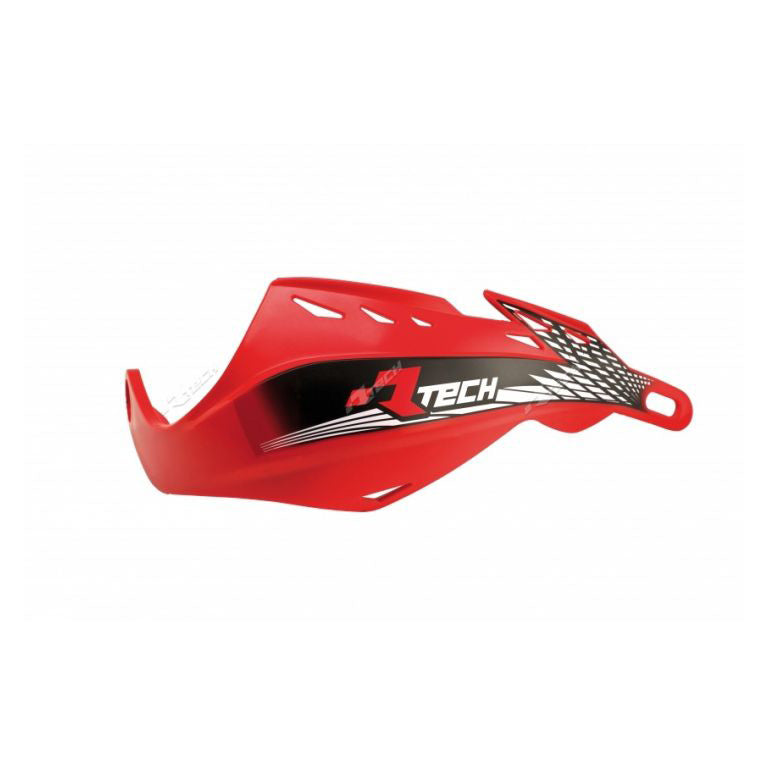 Rtech Gladiator Easy Handguards with Fitting Kit Red