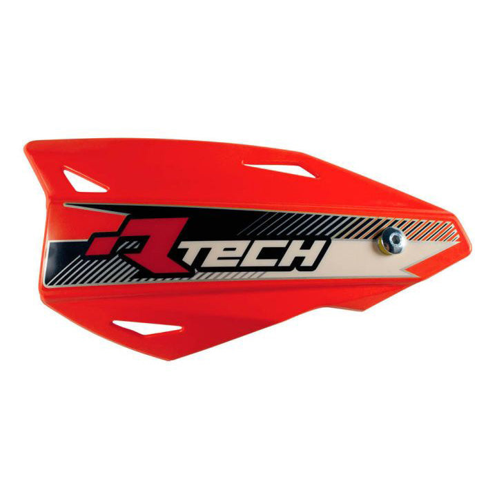 Rtech Vertigo Handguards with Fitting Kit Red