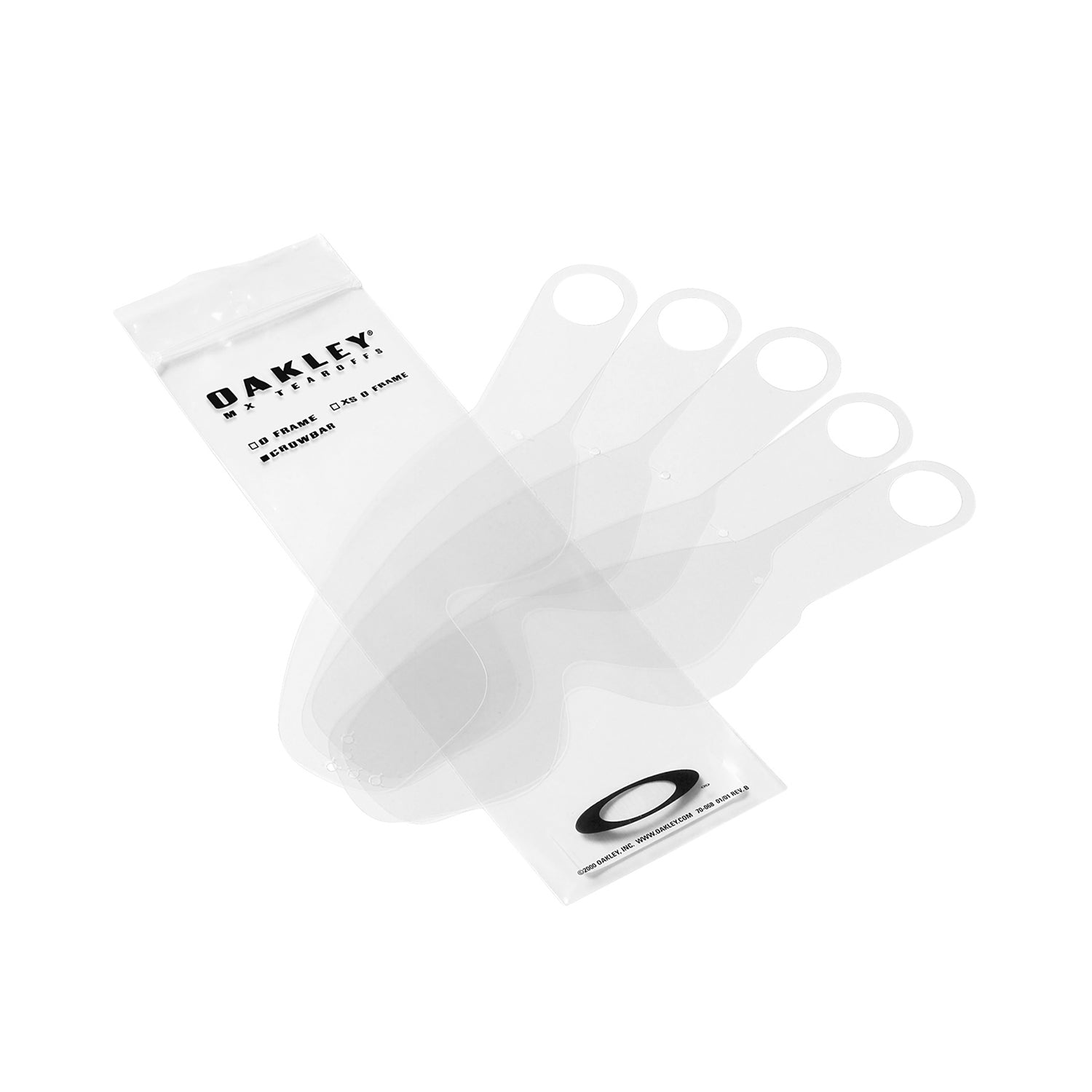 Oakley Genuine Standard Tear Offs Crowbar MX 25pk