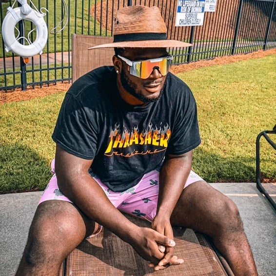 Pit Viper The Miami Nights Double Wide Sunglasses