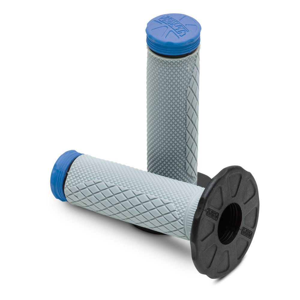 Pro Taper Grips MX Tri Density Full Diamond Blue