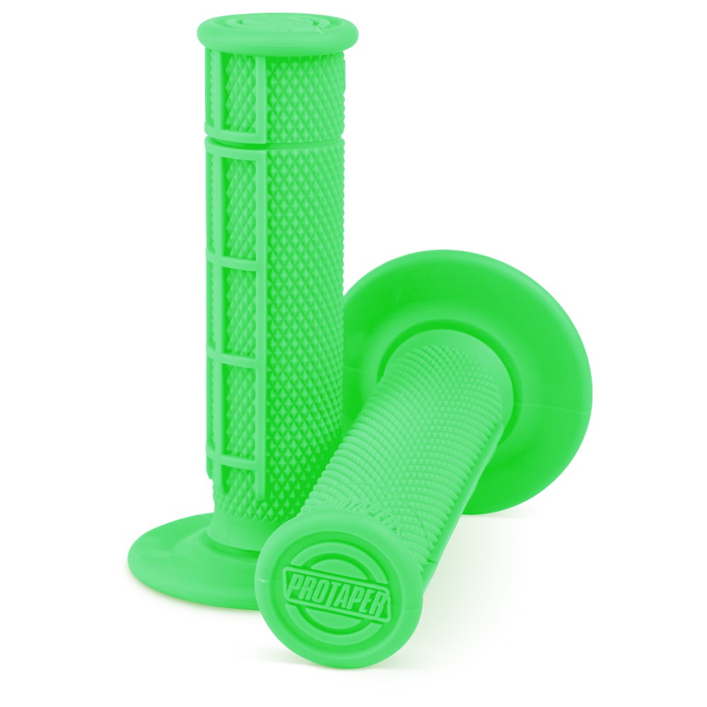 Pro Taper Grips RC Single Density Half Waffle Neon Green