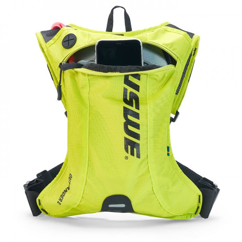 USWE Outlander 2 Hydration Backpack Crazy Yellow – With 1.5 Litre Bladder