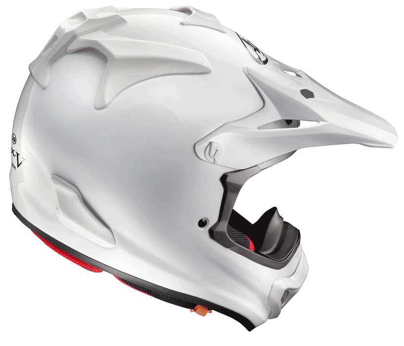 Arai MX-V Plain Helmet White