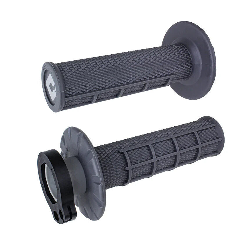 ODI Lock-On Grips Half Waffle Graphite