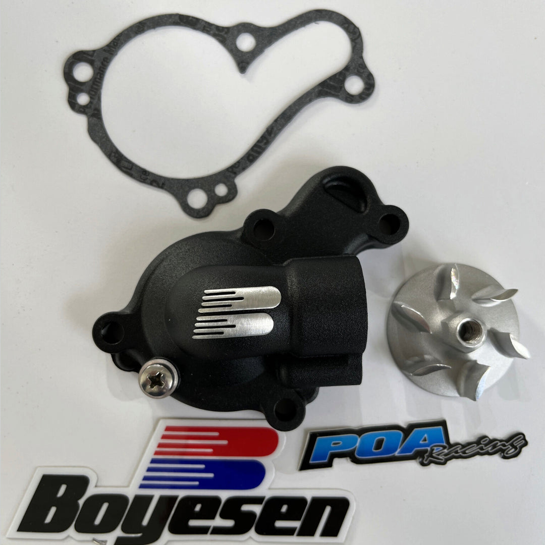Boyesen Supercooler Water Pump Kit YAMAHA YZ250F 19-24, WR250F 20-21, YZ250FX 20-21 Black
