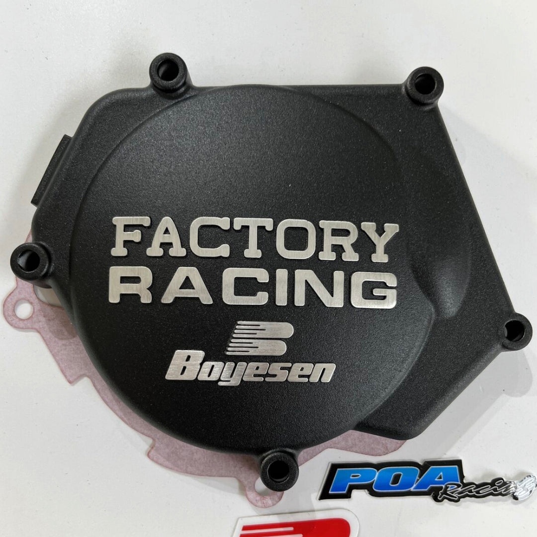 Boyesen Ignition Cover YAMAHA YZ250 99-24, YZ250X 16-24 Black
