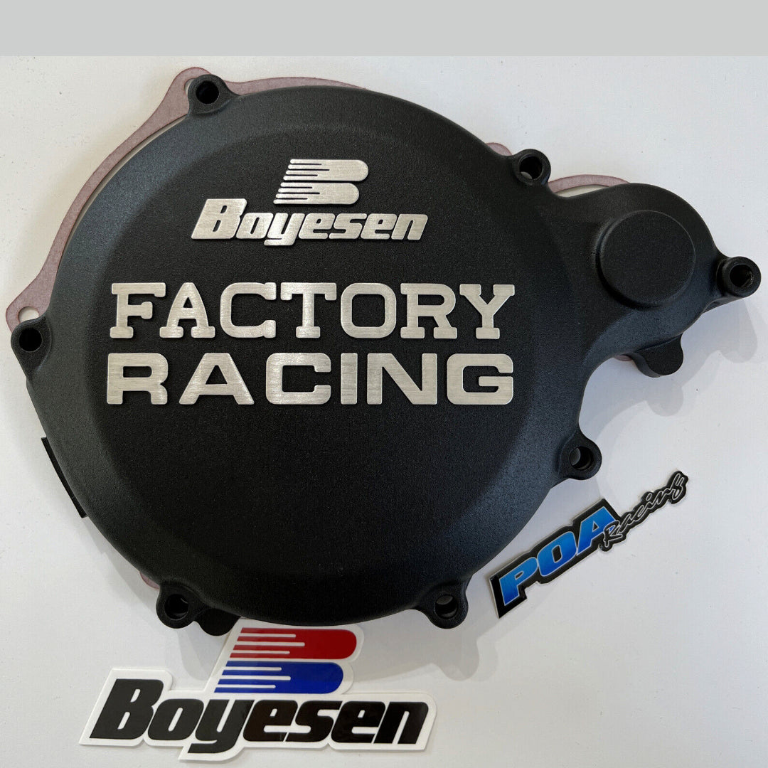 Boyesen Clutch Cover YAMAHA YZ250 93-98, WR250 88-97 Black