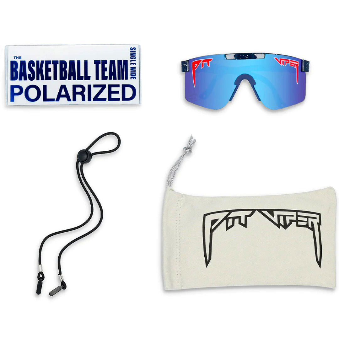Pit Viper The Basketball Team Polarized Single Wide Sunglasses