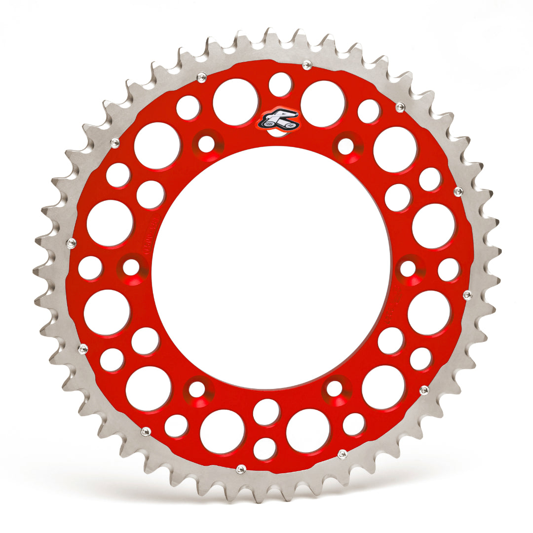 Renthal Twinring Rear Sprocket Honda CR 125/250 84-07, CRF 250/450 02-26 Red