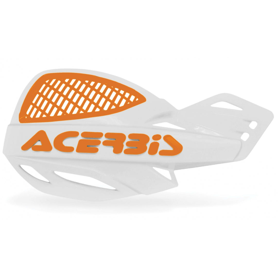 Acerbis Uniko Vented MX Handguards White/Orange