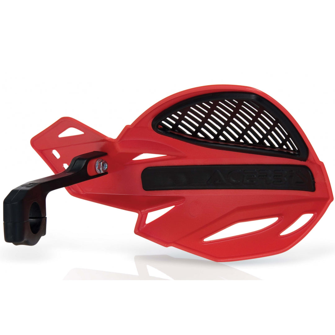 Acerbis Uniko Vented MX Handguards Red/Black