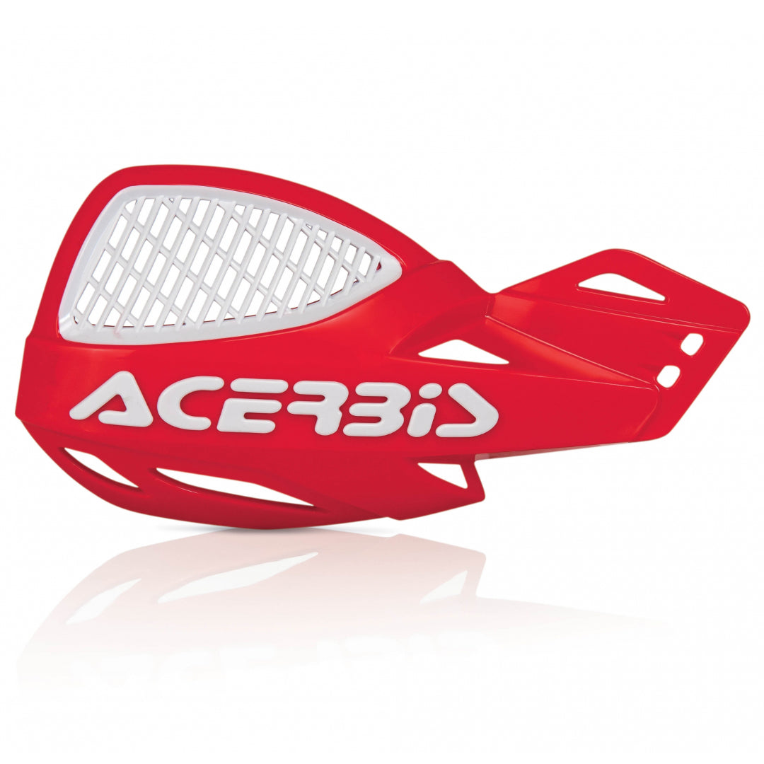 Acerbis Uniko Vented MX Handguards Red/White