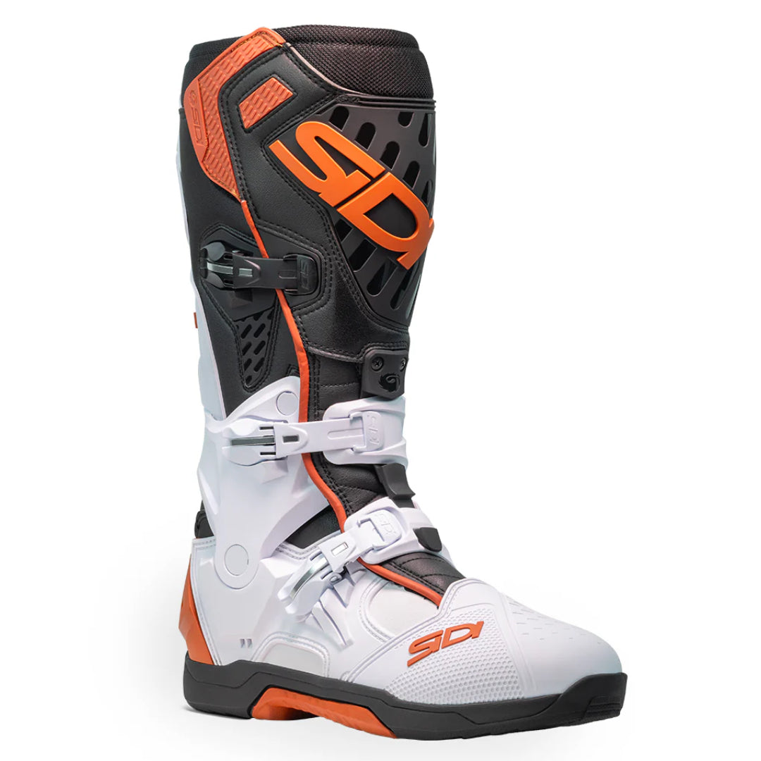 Sidi Crossair CE Boots White/Black/Bronze