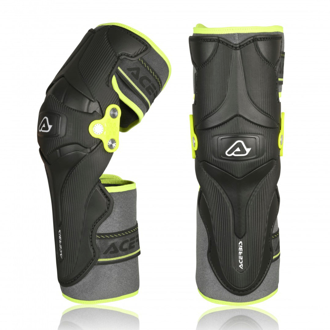 Acerbis X-Strong Knee Guards Black/Yellow