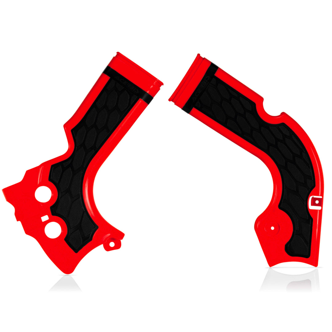 Acerbis X-Grip Frame Guards HONDA CRF 250 R 2014-2017, CRF 450 R 2013-2016 Red/Black
