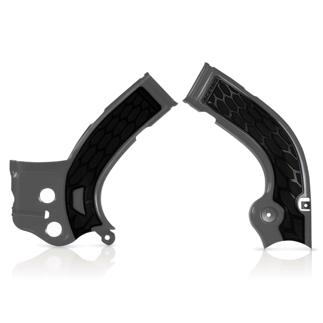 Acerbis X-Grip Frame Guards YAMAHA YZF 250 14-16, YZF 450 14-15 Silver/Black