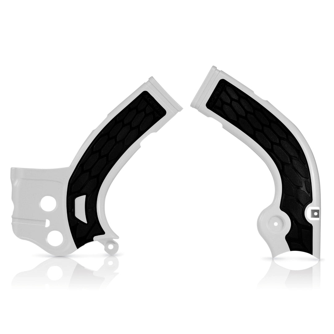 Acerbis X-Grip Frame Guards YAMAHA YZF 250 14-16, YZF 450 14-15 White/Black