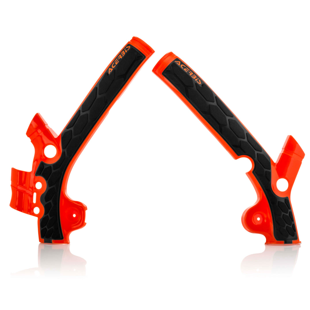 Acerbis X-Grip Frame Guards KTM SX 85 2013-2017, HUSKY TC 85 2014-2017 Orange 16/Black
