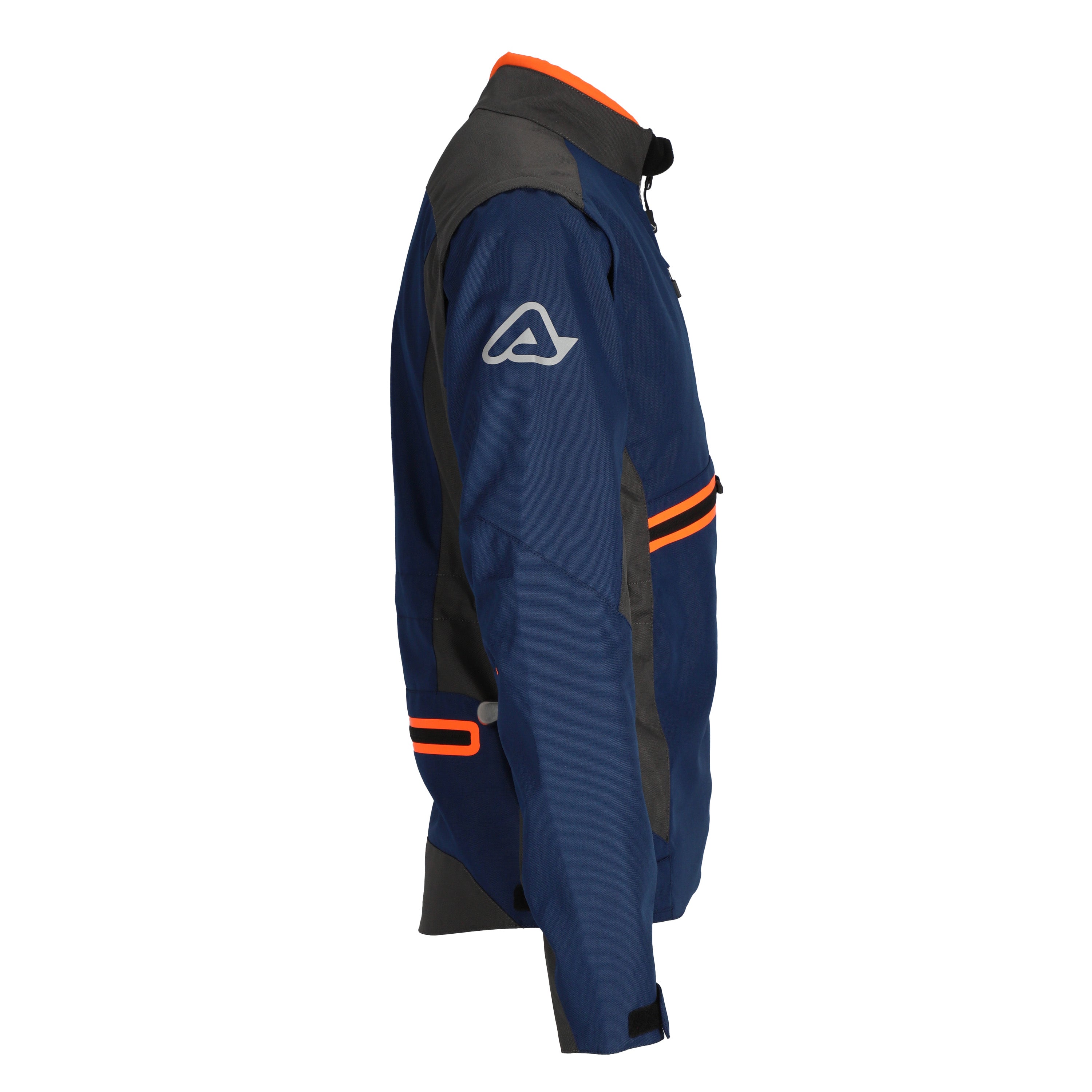 Acerbis Enduro-One Motocross Jacket - Black/Orange, Removable Sleeves, Sport Fit (XXXL)