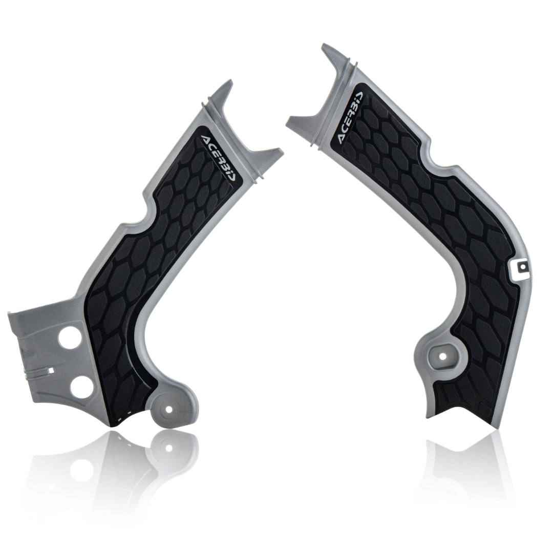 Acerbis X-Grip Frame Guards HONDA CRF 450R 17-18, CRF 250R 18-19, CRF 250RX 2019 Silver