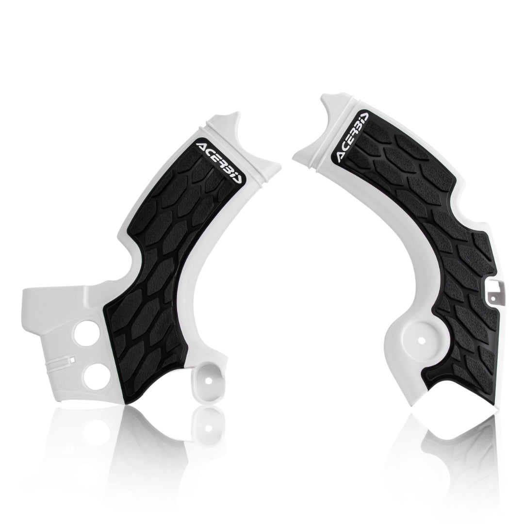 Acerbis X-Grip Frame Guards KAWASAKI KXF 250 2015-2020 White/Black