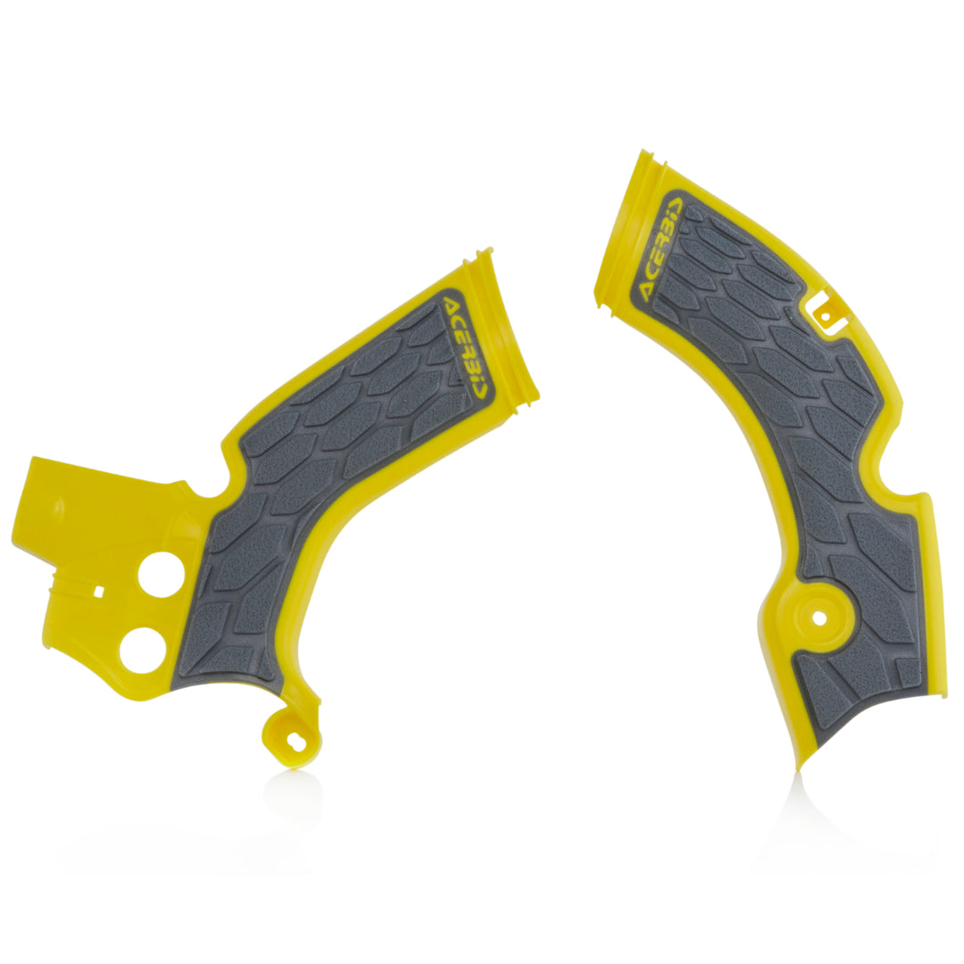 Acerbis X-Grip Frame Guards SUZUKI RMZ 250 2010-2018 Yellow/Grey