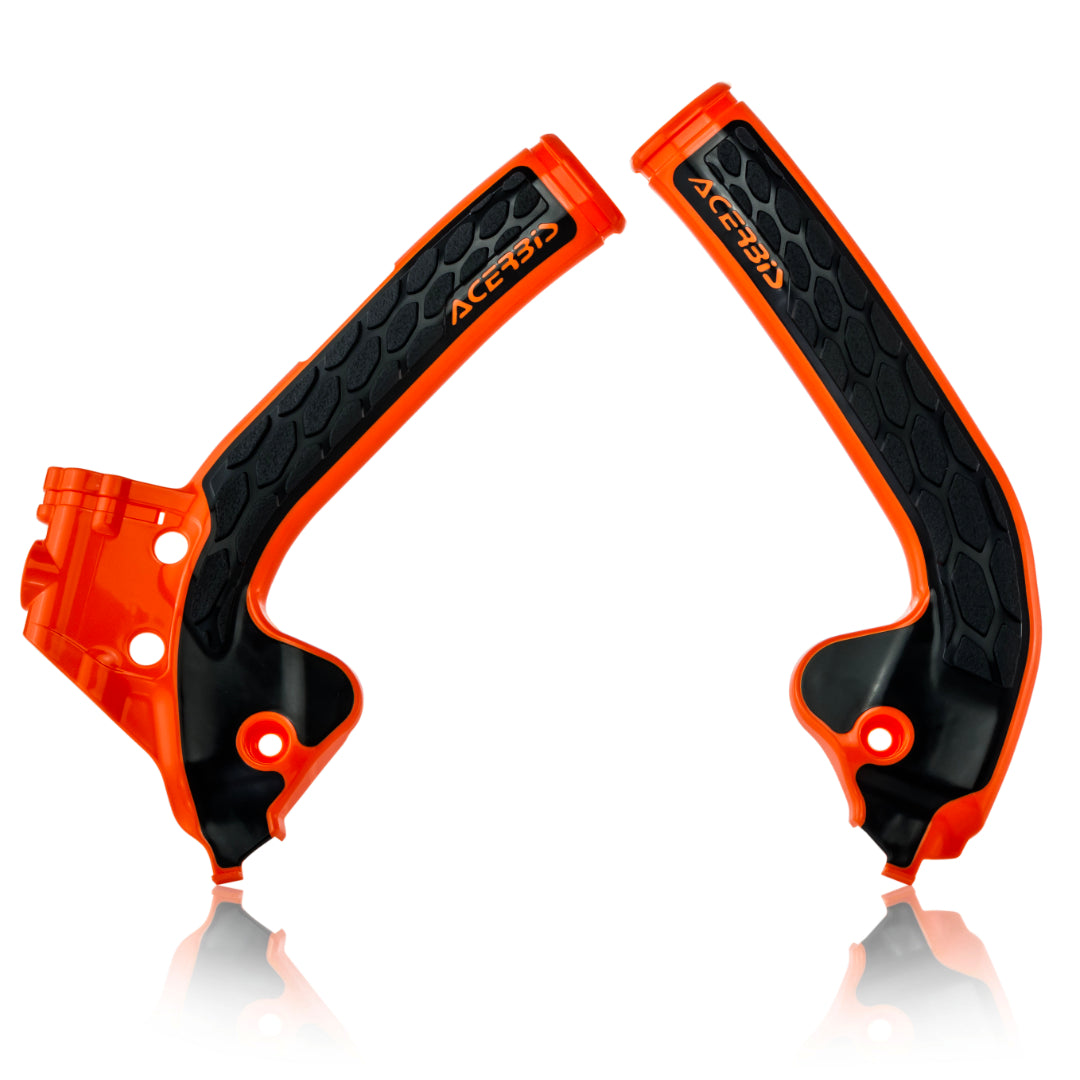 Acerbis X-Grip Frame Guards KTM SX 85 18-24, HUSKY TC 85 18-24, GAS GAS MC 85 21-23 Orange