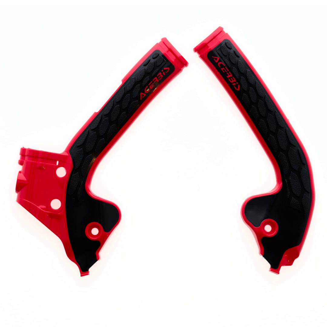 Acerbis X-Grip Frame Guards KTM SX 85 18-24, HUSKY TC 85 18-24, GAS GAS MC 85 21-23 Red/Black