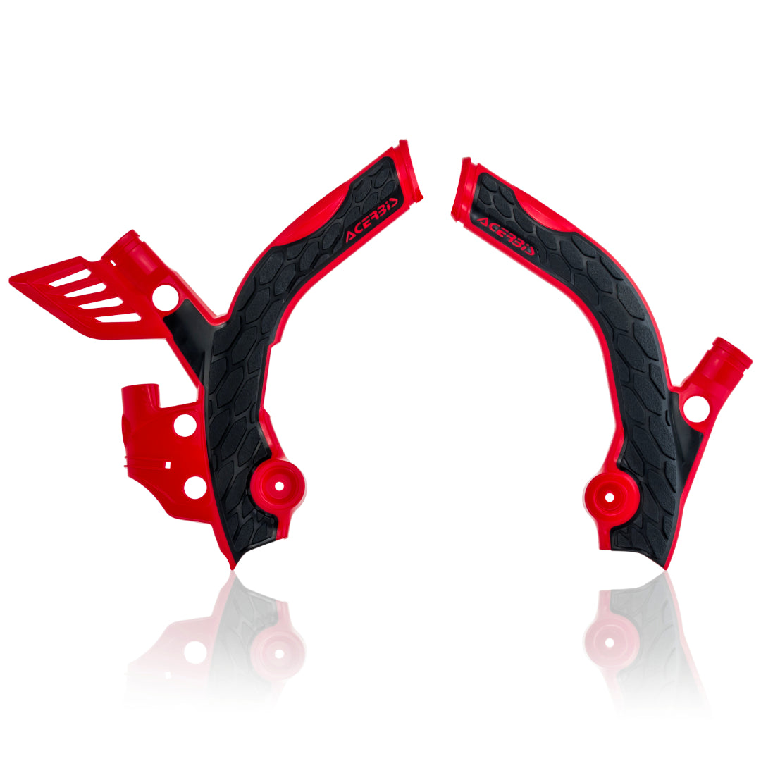 Acerbis X-Grip Frame Guards BETA RR 250/300 2T 2013-2019 Red/Black
