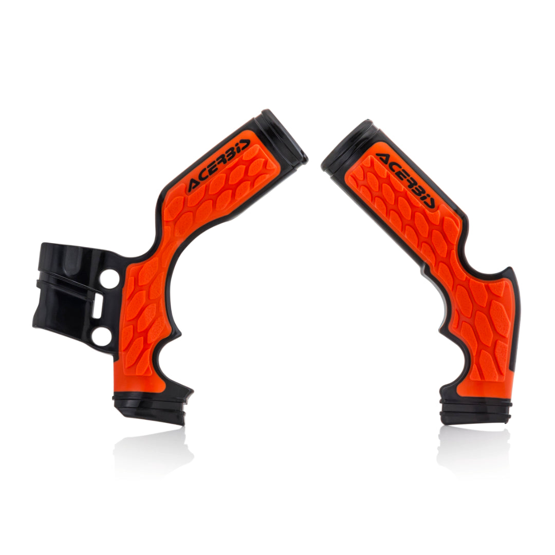 Acerbis X-Grip Frame Guards KTM SX 65 14-24, HUSKY TC 65 16-24, GAS GAS MC 65 21-23 Black/Orange