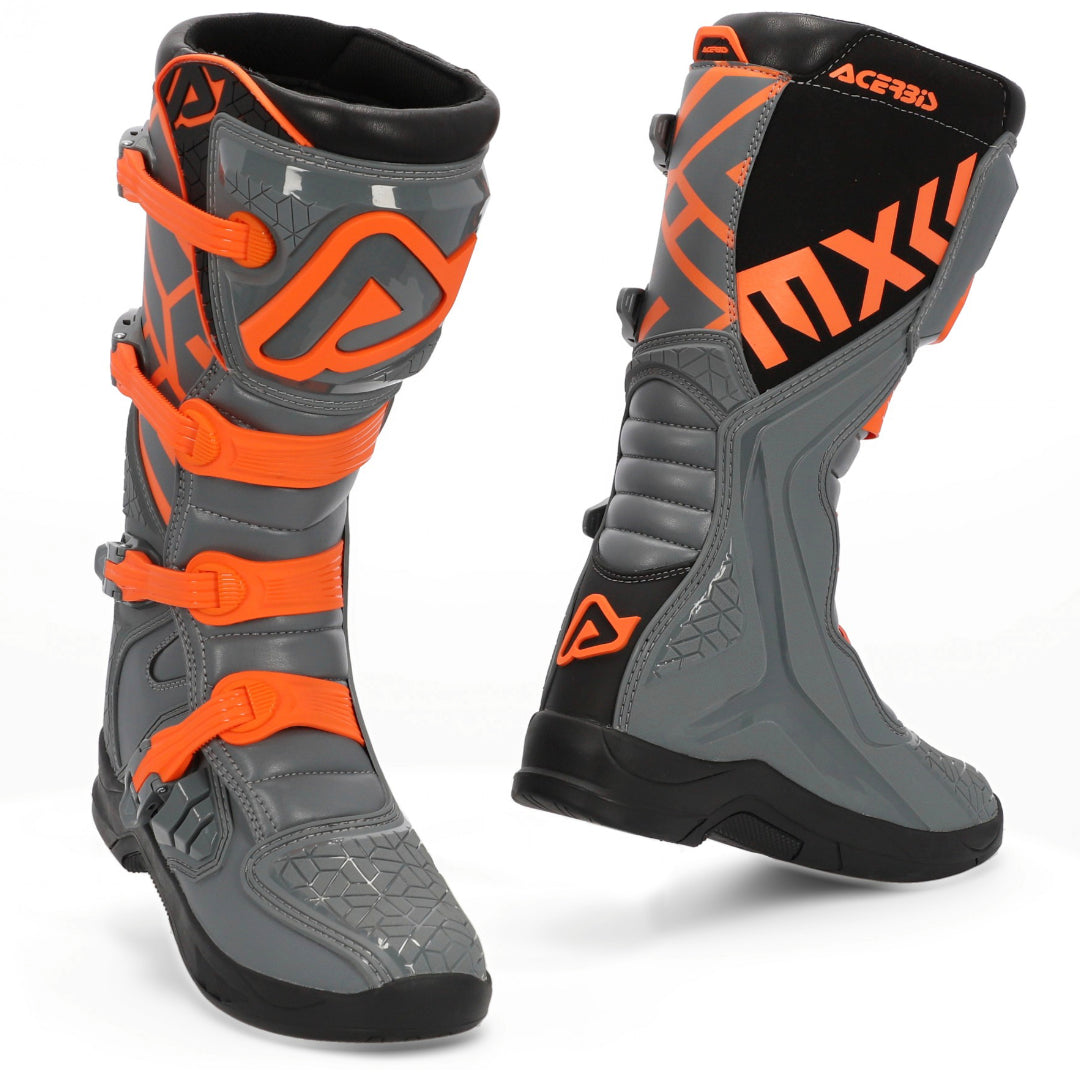 Acerbis X-Team MX Boots Grey/Orange