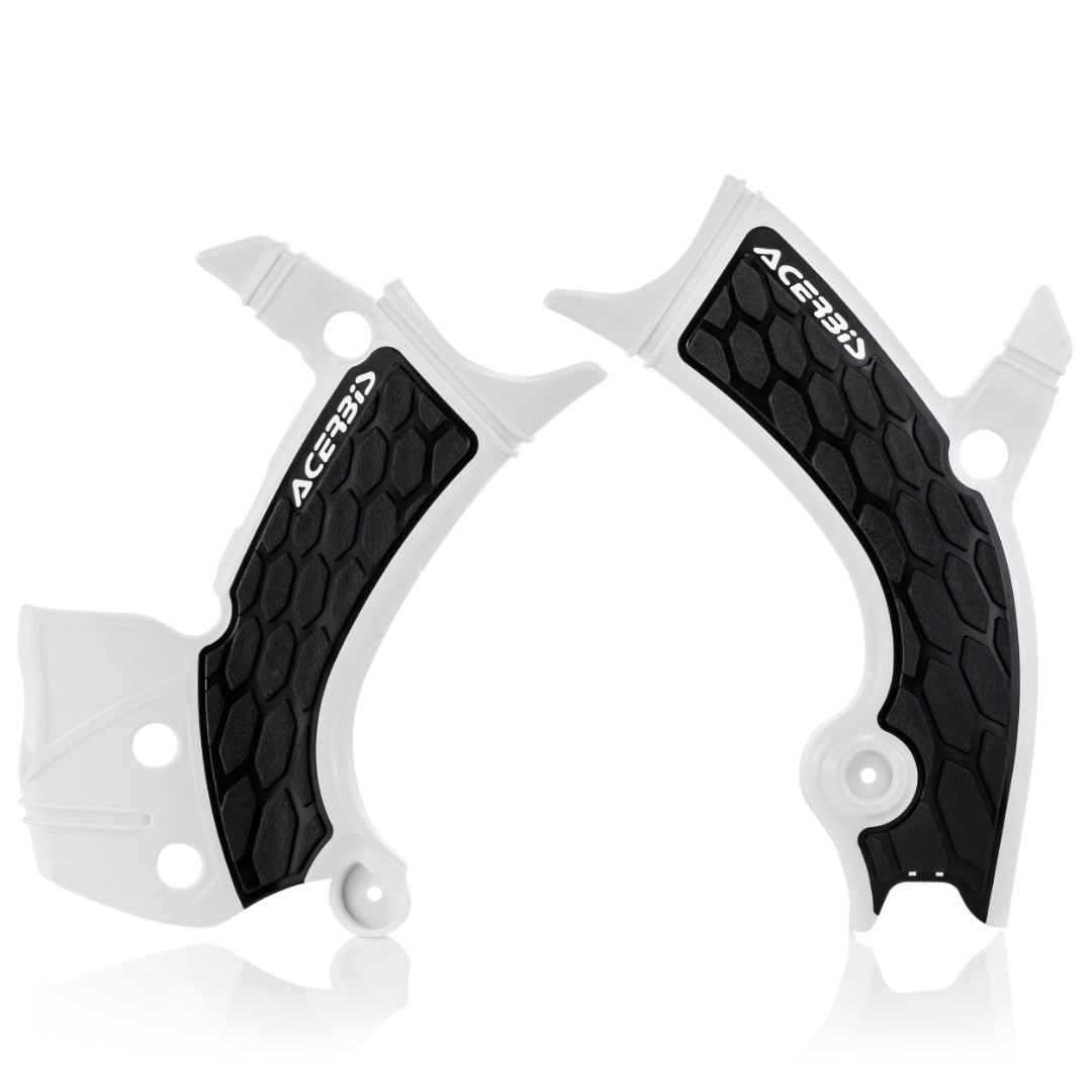 Acerbis X-Grip Frame Guards YAMAHA YZF 450 18-22, YZF 250 19-23 White/Black